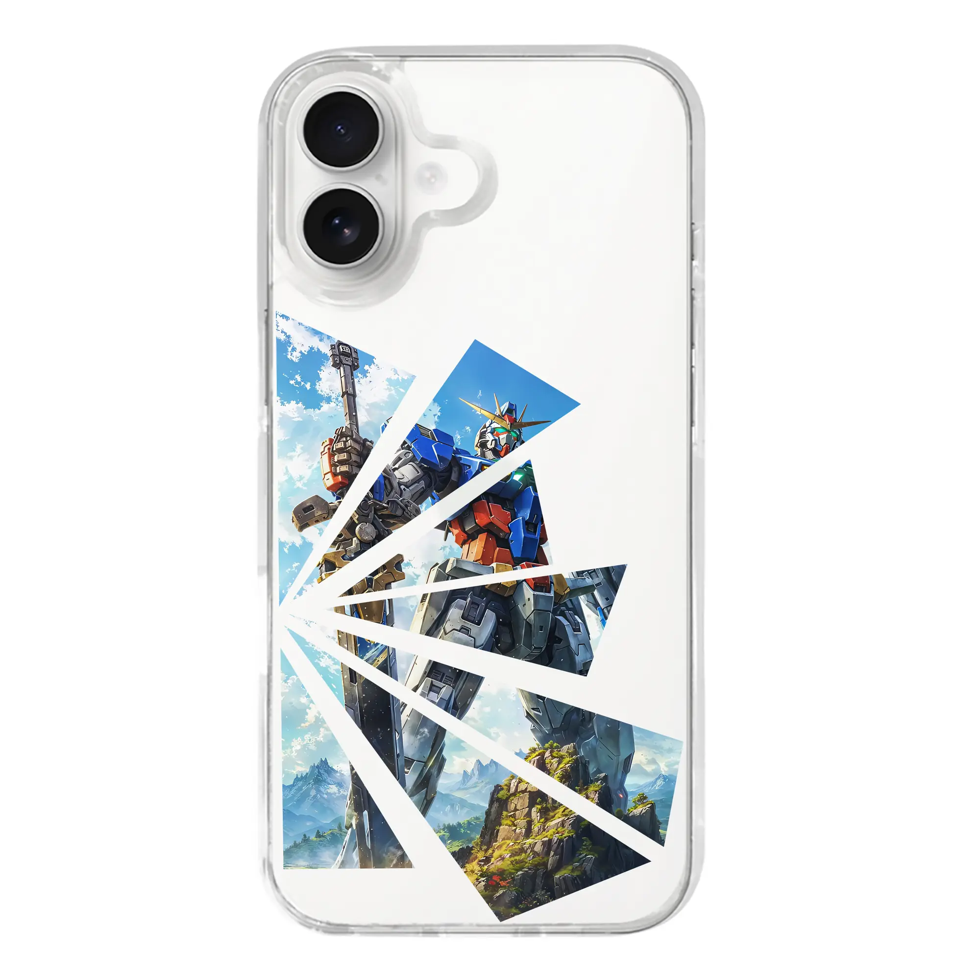 ガンダム グッズ,νガンダム - iPhone 17シリーズ 透明スマホケース – 薄型・耐衝撃・精密フィット保護カバー